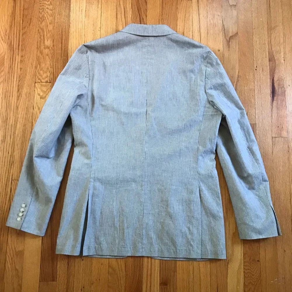 J. Crew Ludlow Light Seersucker Sport Coat 42L
